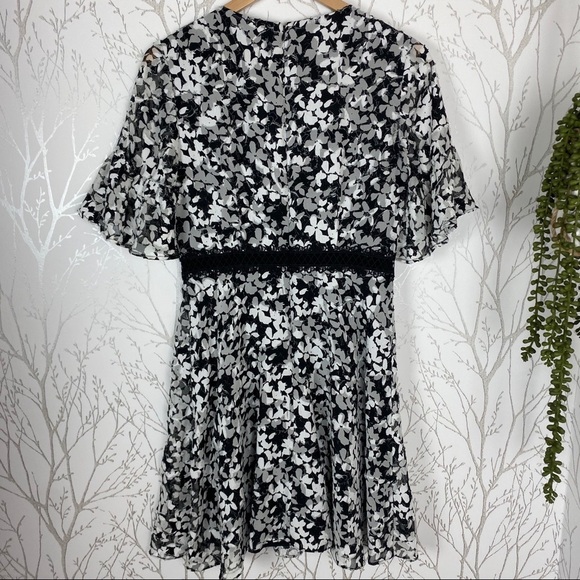 CeCe by Cynthia Ruffle Lace Alayna Floral Dress 4 - Picture 4 of 12